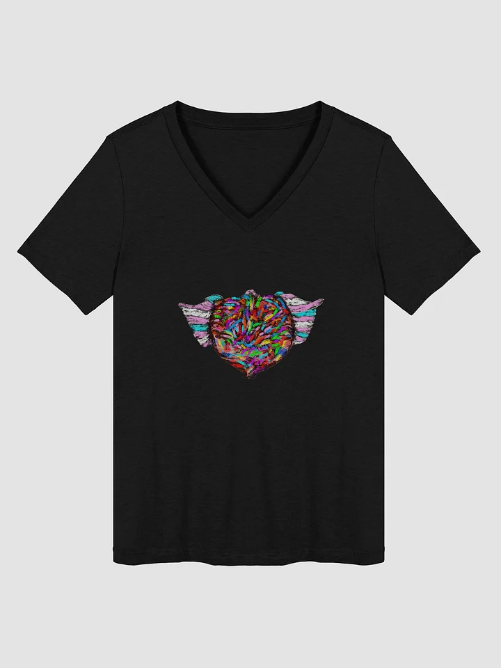Love Has Wings Relaxed V-Neck Tee product image (1)