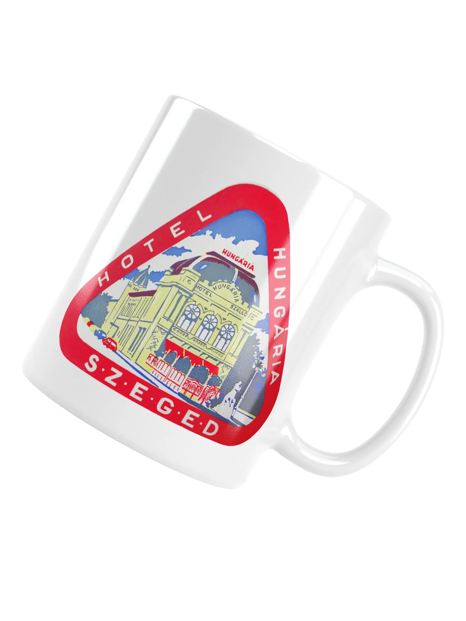 Hotel Hungaria Mug-Red product image (5)