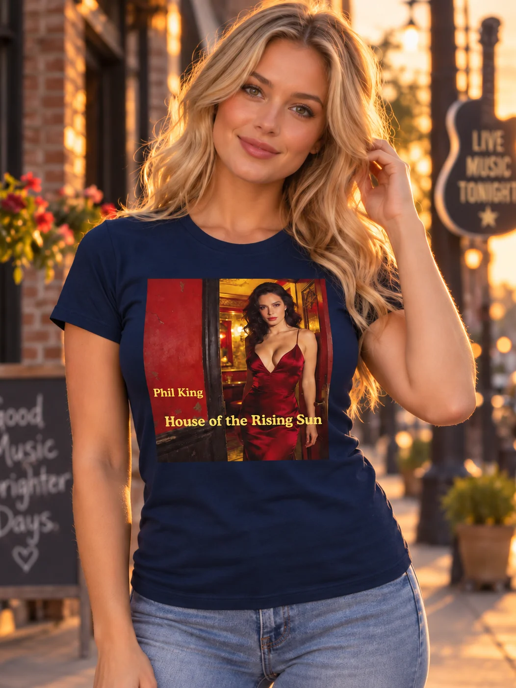 House of the Rising Sun — Ladies Fit T-Shirt product image (1)