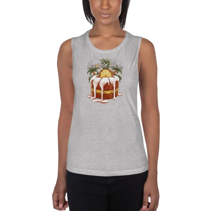 Vacation Mode Pineapple Flowy Women's Tank Top product image (4)