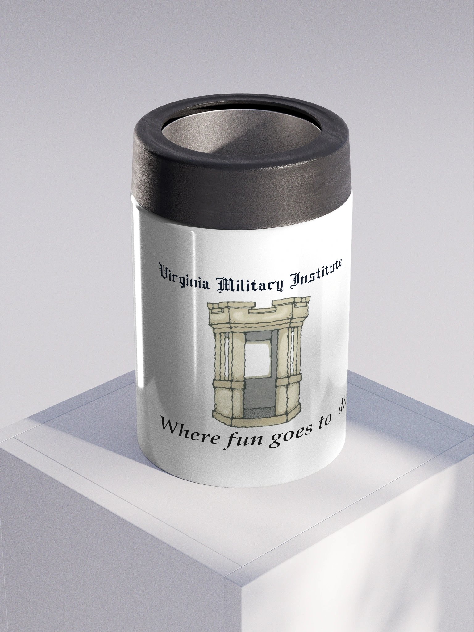 Where Fun Goes to Die Stainless Steel Koozie product image (3)