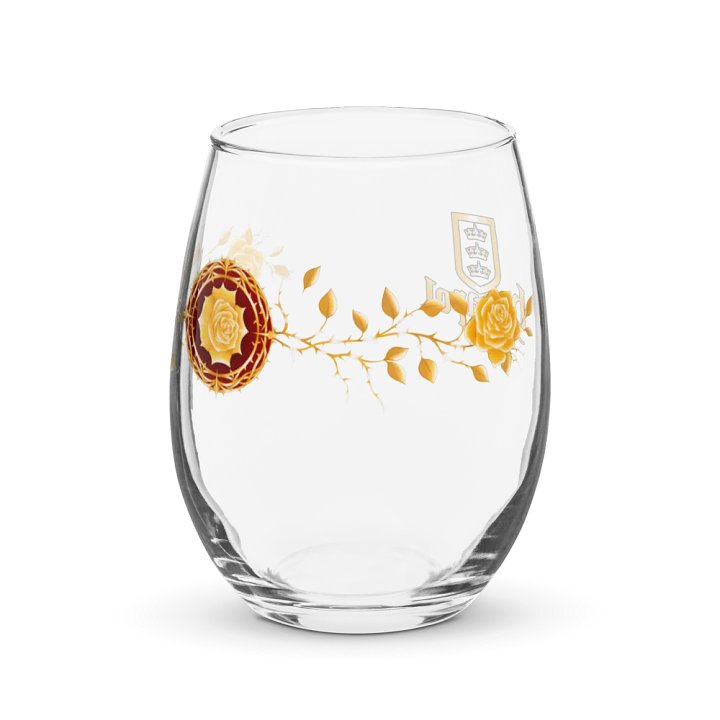 The Golden Rose Wine Glass product image (1)