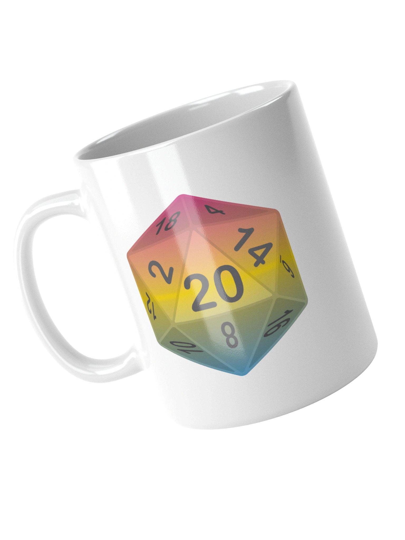 Pansexual Pride D20 Mug product image (8)