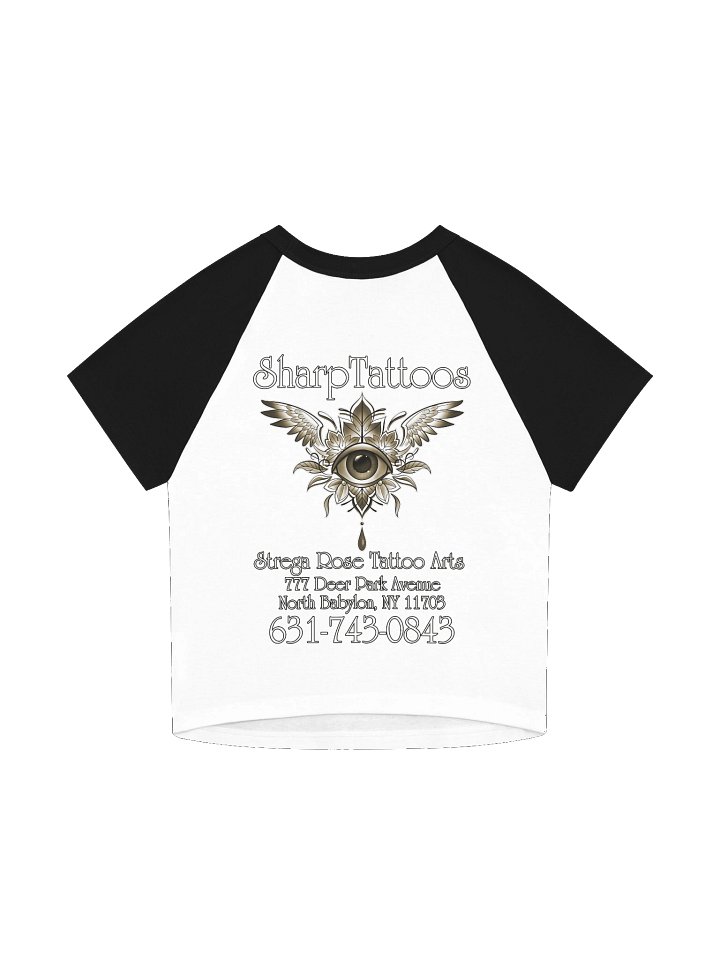 Raven's Letterpress Raglan Baby Tee product image (2)