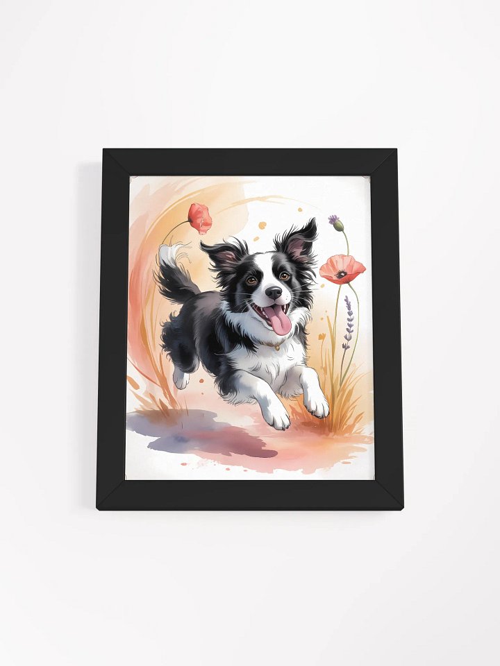 Joyful Border Collie Framed Poster product image (2)