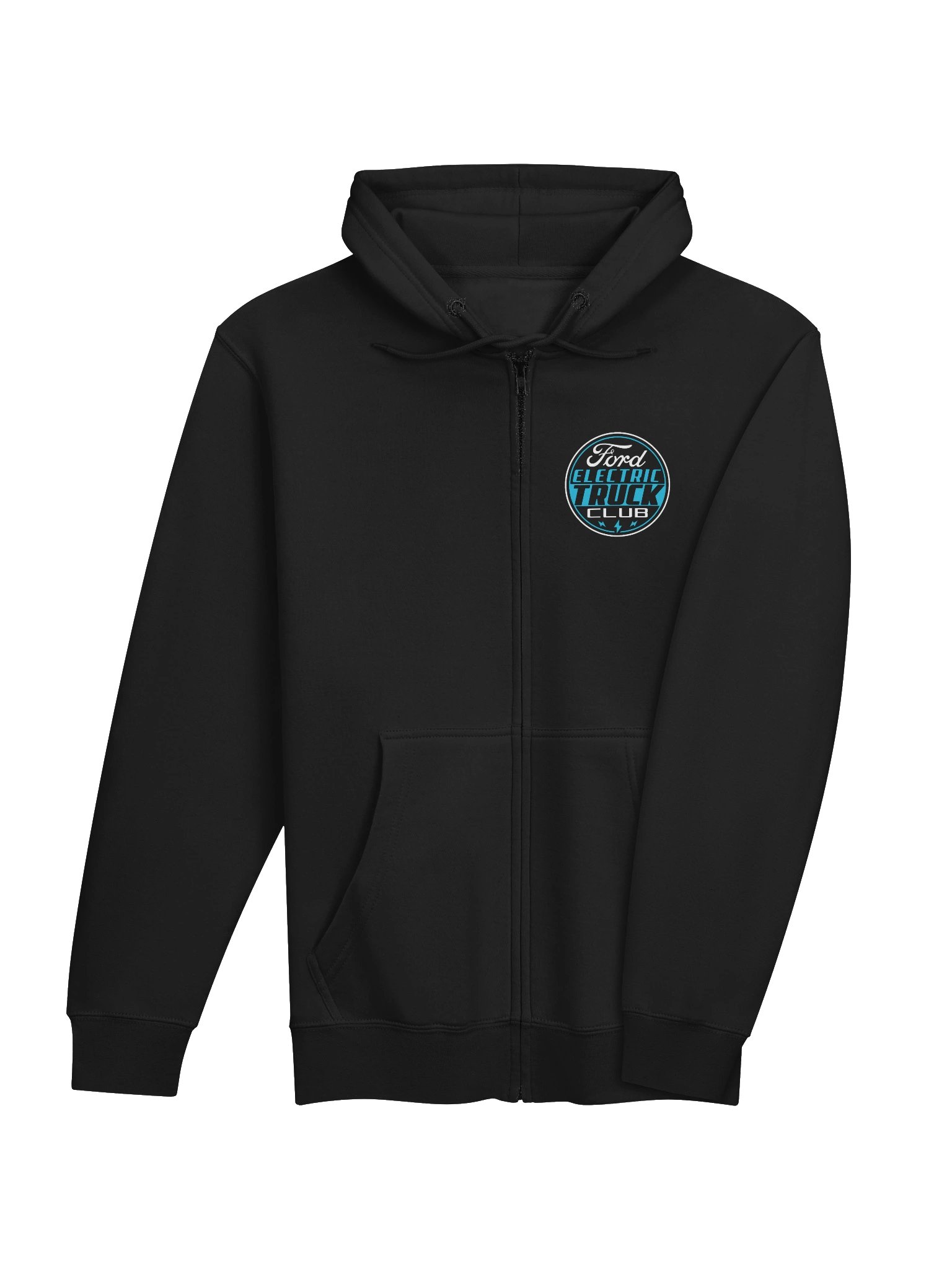 Ford Electric Truck Club Zip-Up Hoodie (Black) product image (4)