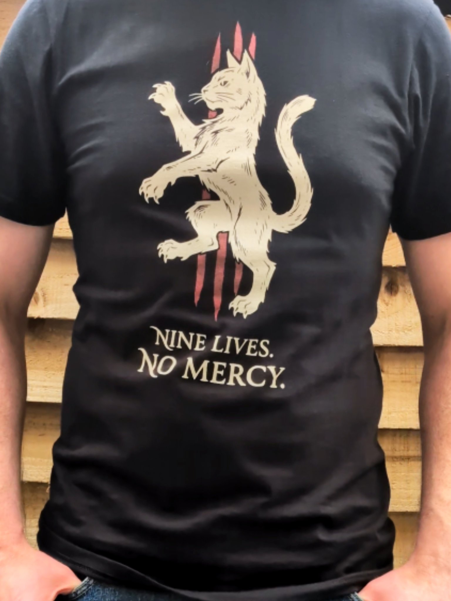 Nine Lives. No Mercy T-Shirt product image (2)