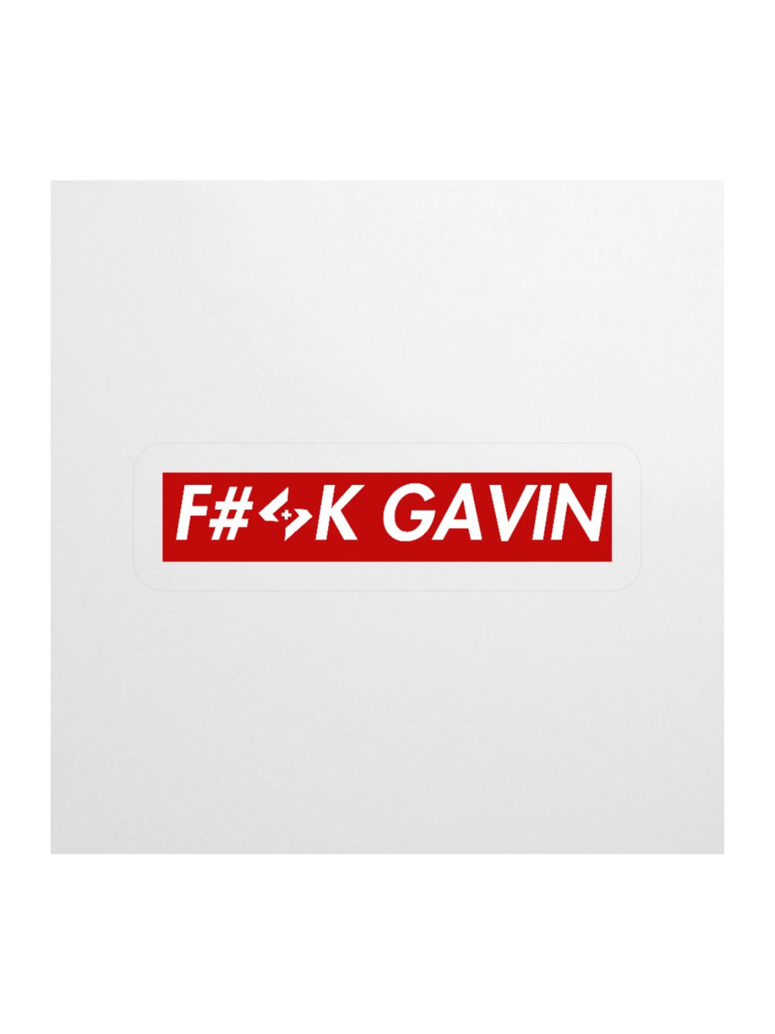 F#@K GAVIN STICKER product image (1)