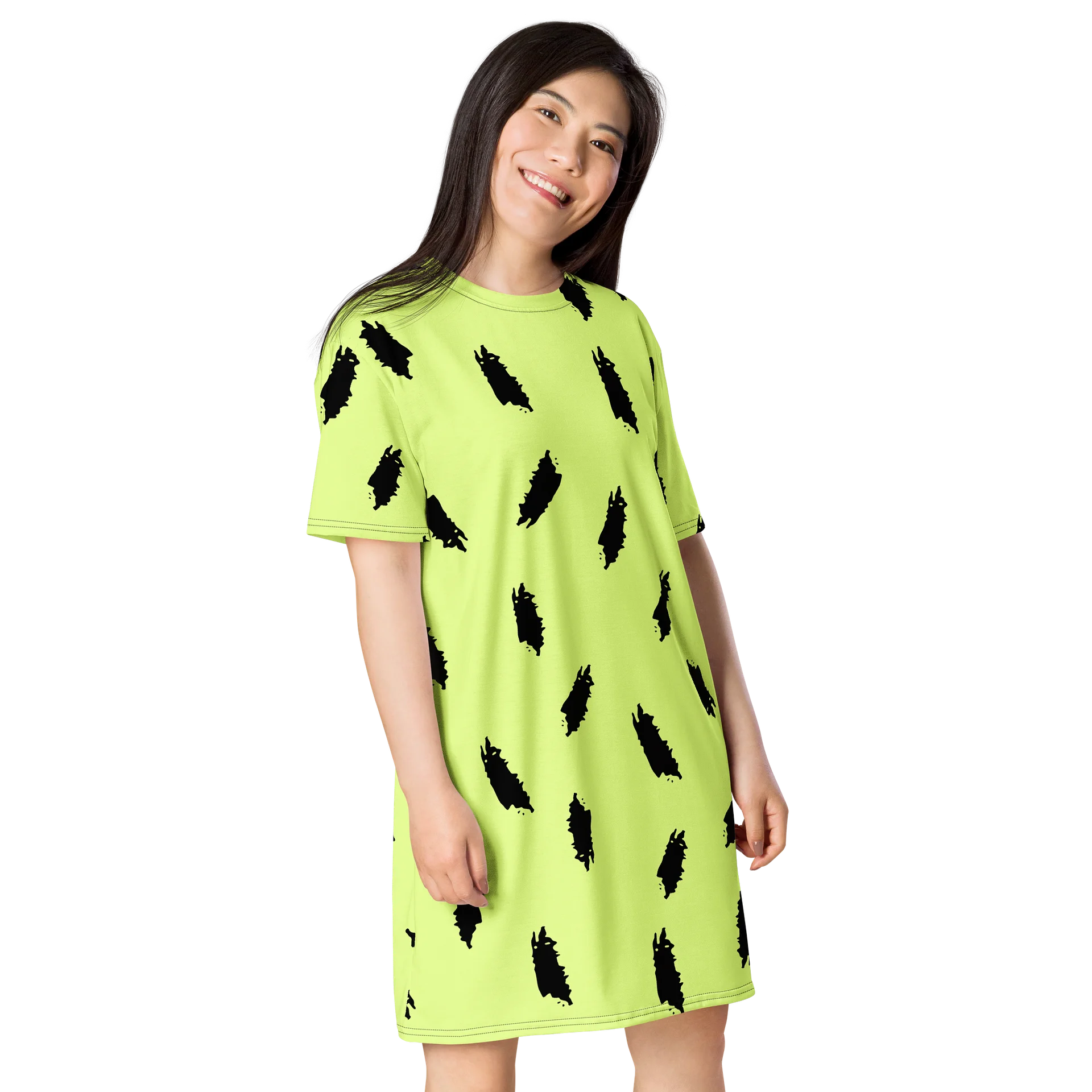 Women’s Relaxed Fit Fashion Tee Dress product image (4)