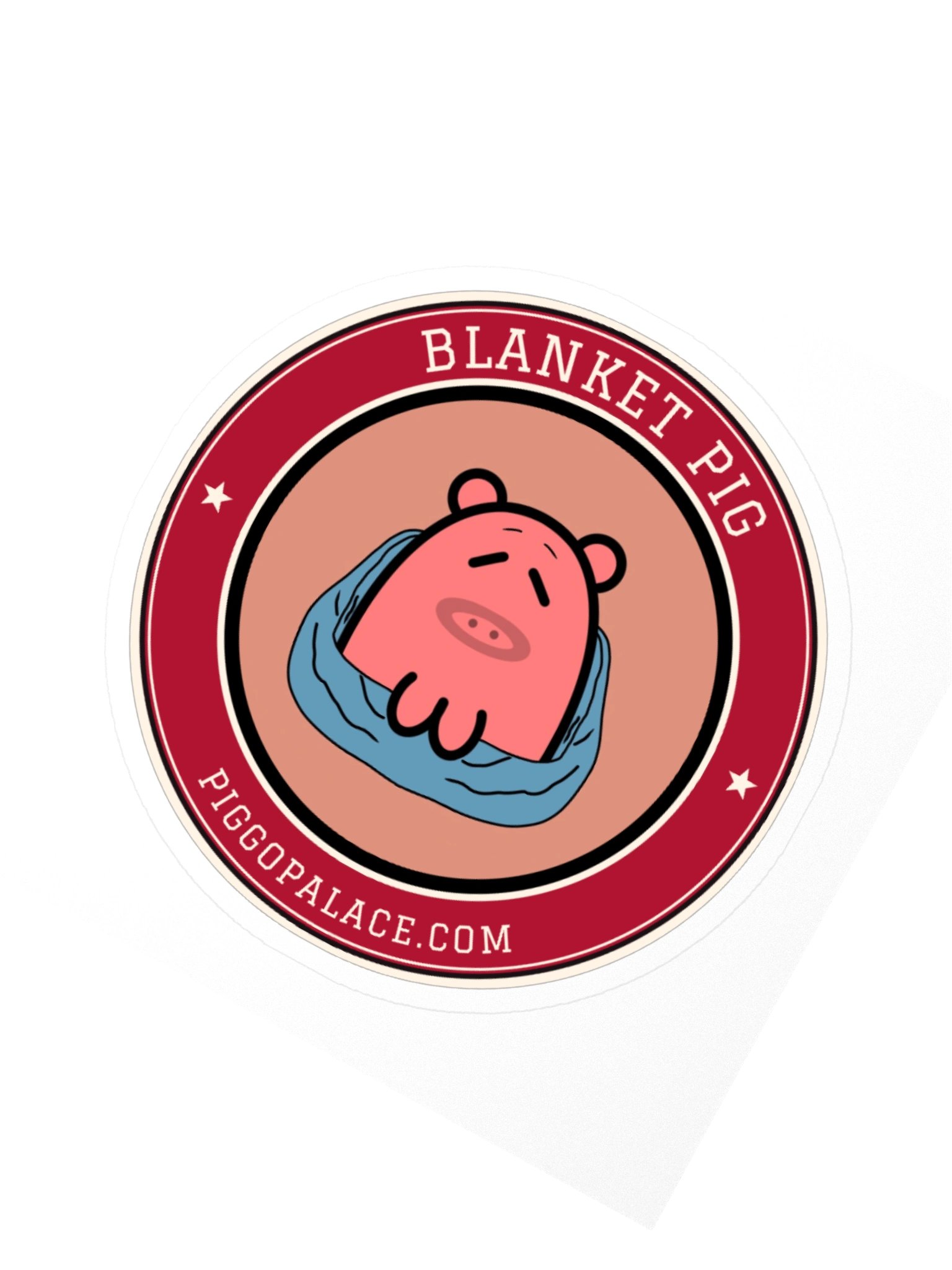 Blanket Pig Varsity Sticker product image (4)