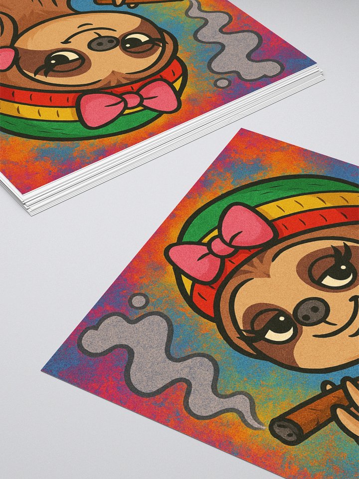 GIRL SLOTHY STICKER product image (1)