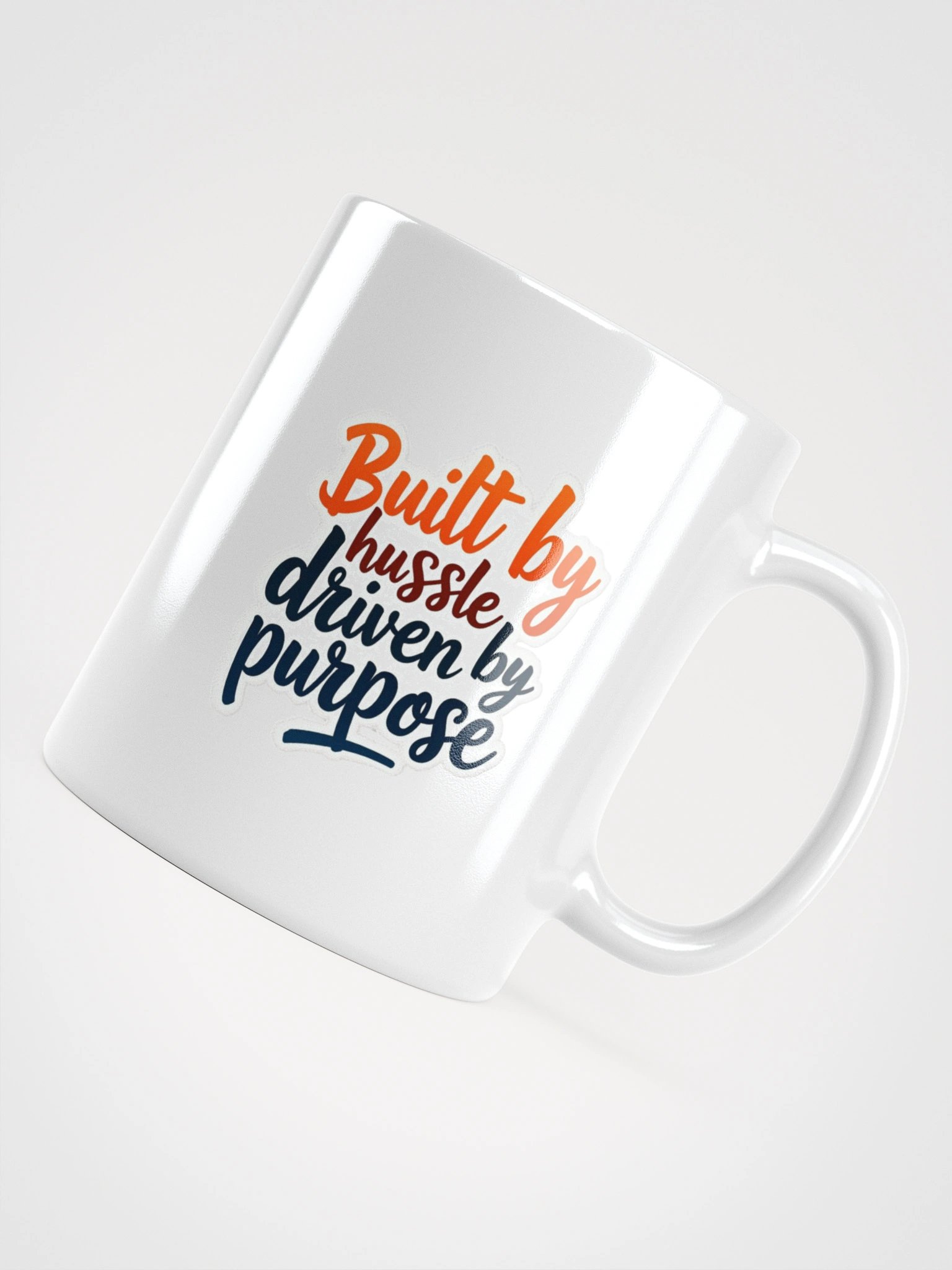 Hustle & Purpose White Mug product image (10)