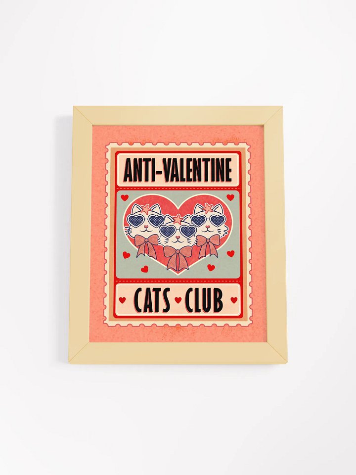 Galentine Cats Club - Wall art product image (5)