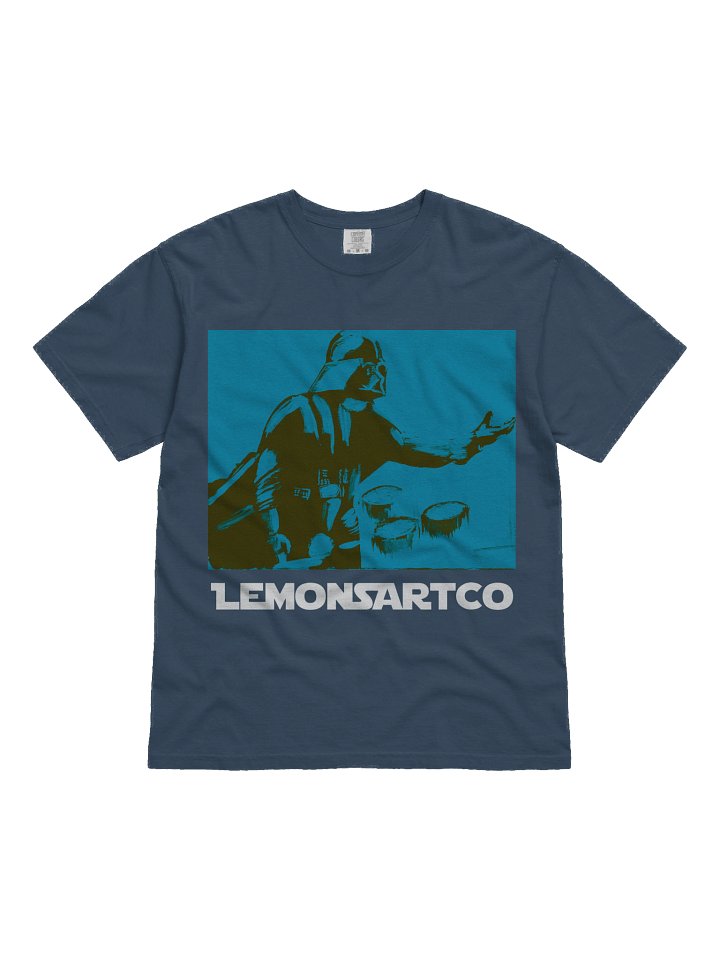 Darth Vader Blue Hi Contrast Cotton Tee product image (11)