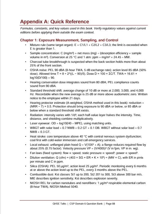 CSP 11 Domain 6 — Occupational Health and Applied Science: 150 Scenario-Based Practice Questions | 25 Questions per Topic | Detailed Explanations product image (5)
