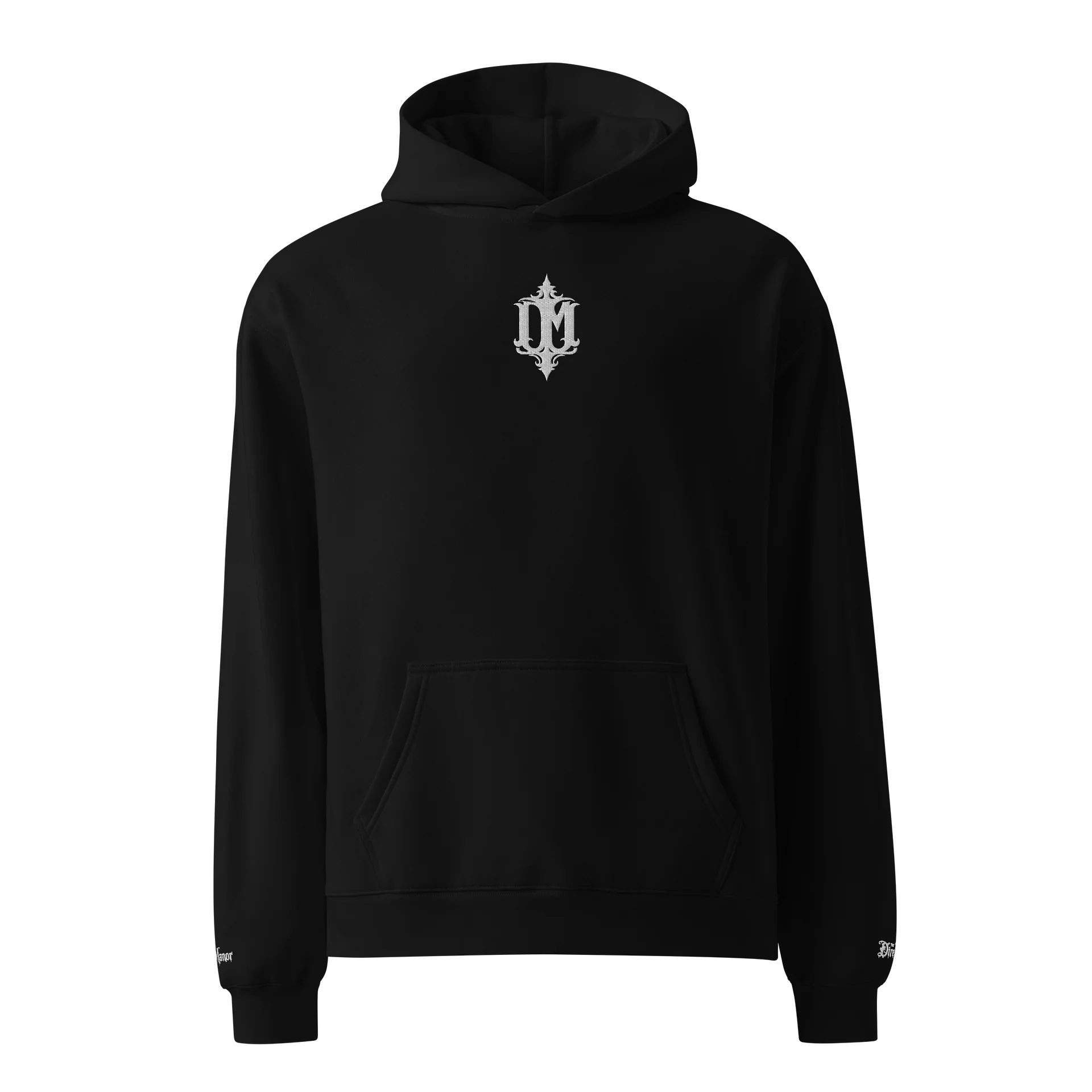 THE DIRE MANOR® — ASHEN RELIC EMBROIDERED HOODIE product image (1)