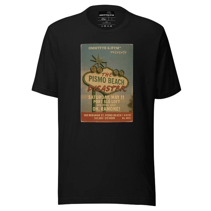 The Pismo Beach Disaster – Vintage Show Flyer product image (1)