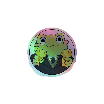Croakitoad Croaki Awards Holographic Sticker