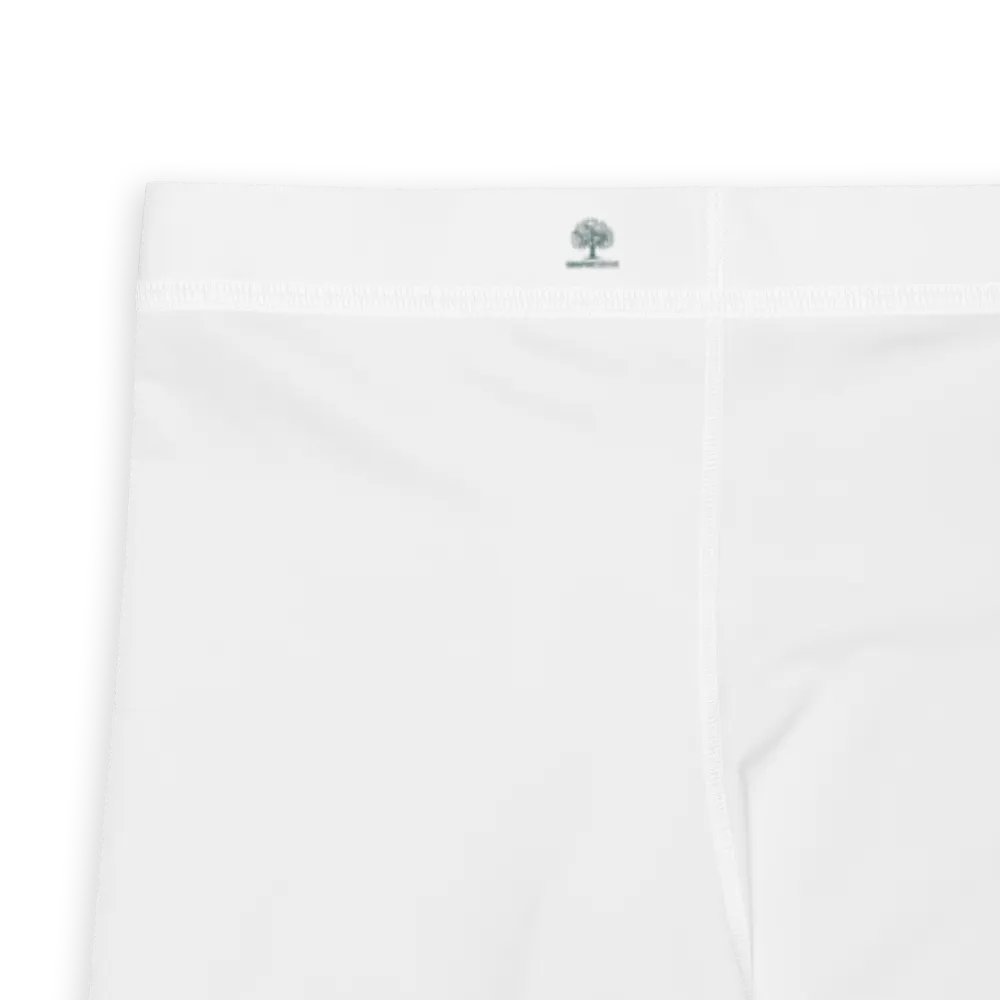 Men's Performance Slim Fit White Leggings - Graphic Grove product image (2)
