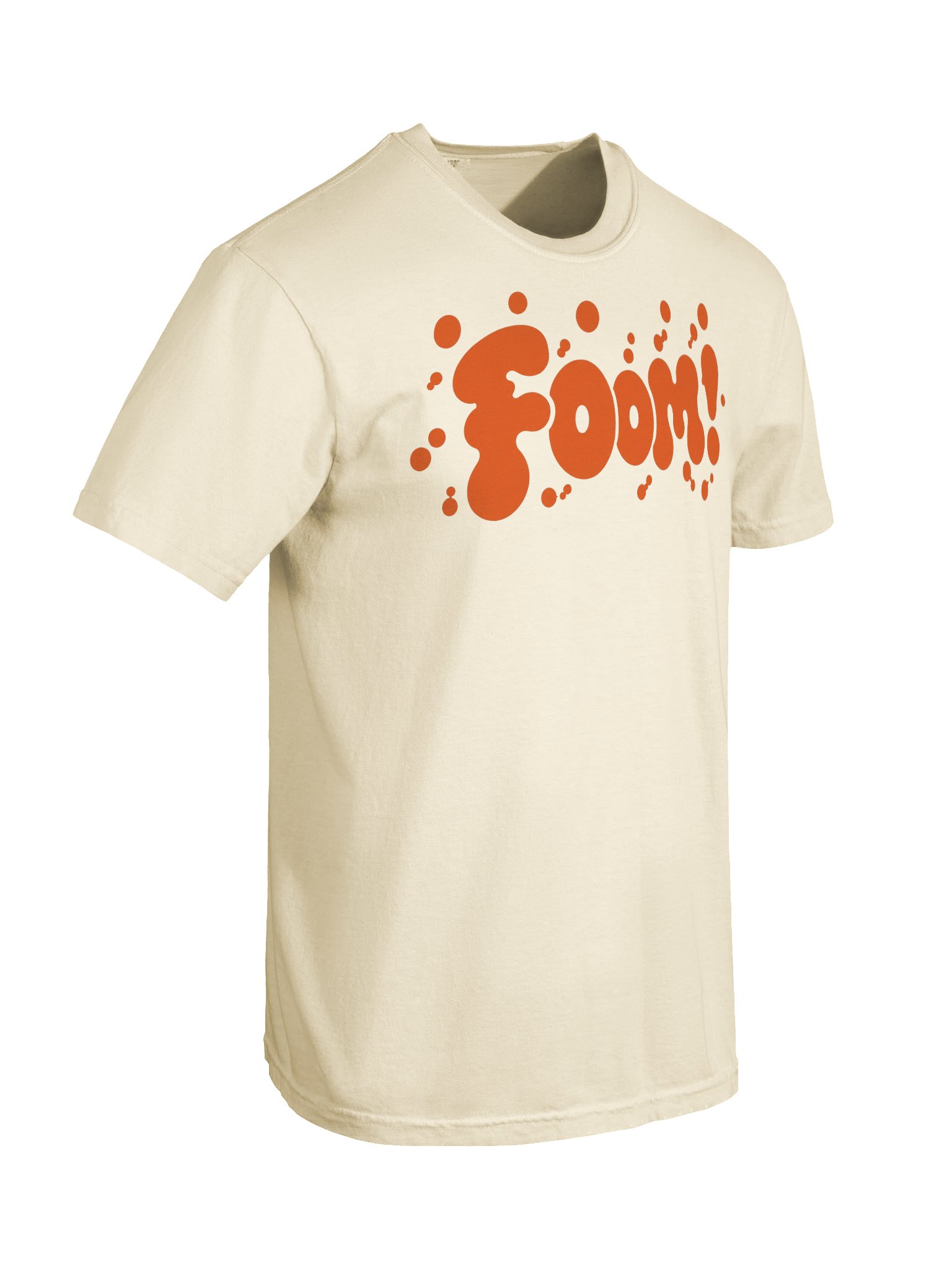 Foom Orange Bubble Wordmark Tee product image (6)