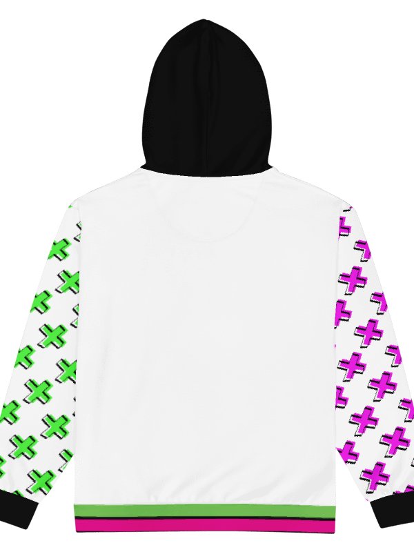 ZIMMI GlitchWave Hoodie (White Out Edition) + Sticker Pack product image (4)