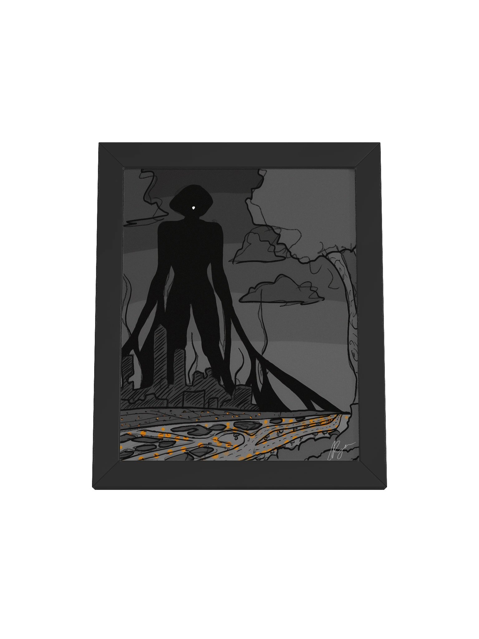 It Stared — Framed Print product image (25)
