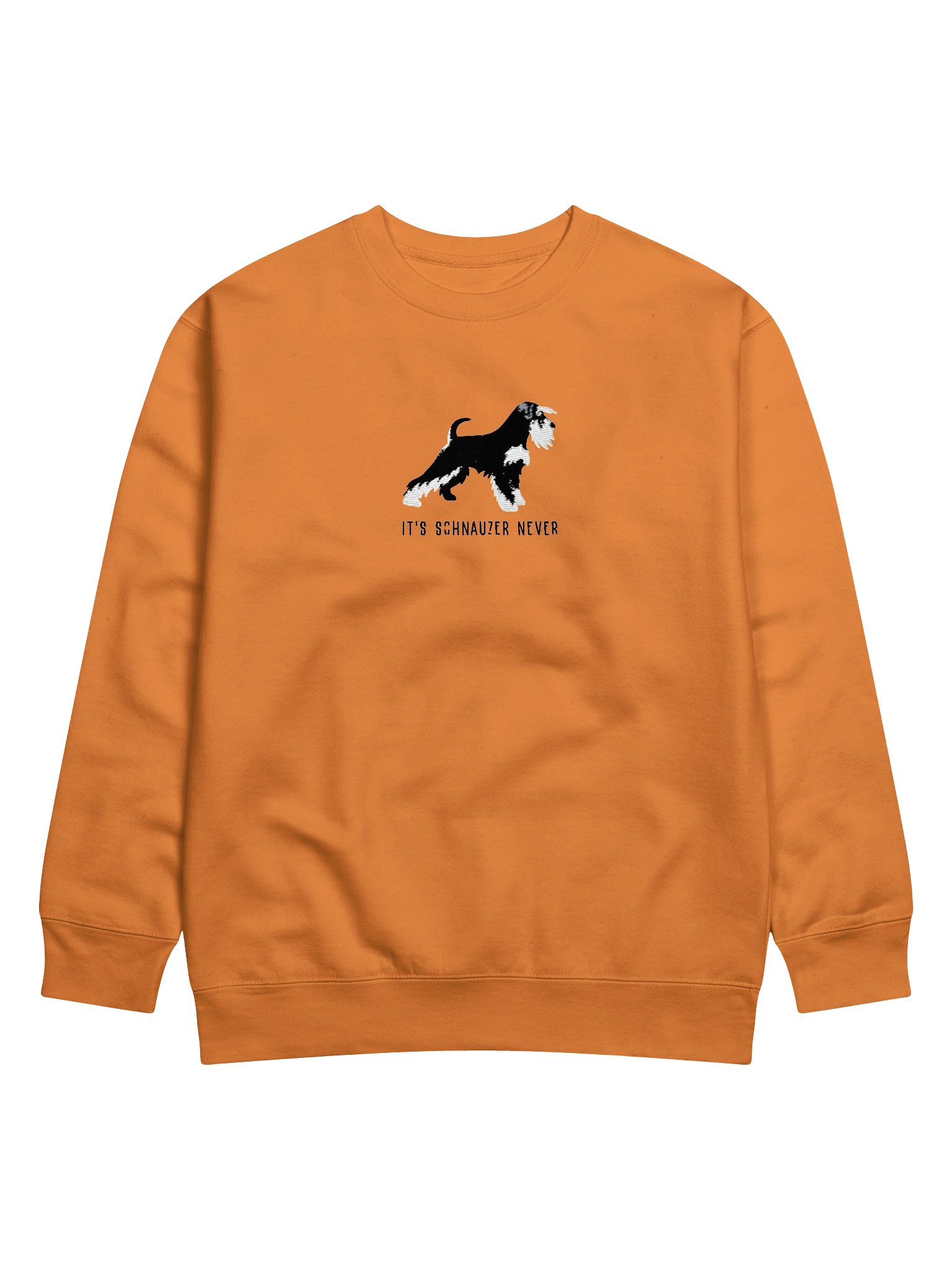 It's Schnauzer Never Sweatshirt (Embroidered) of a Miniature Schnauzer(Black and Silver) product image (5)
