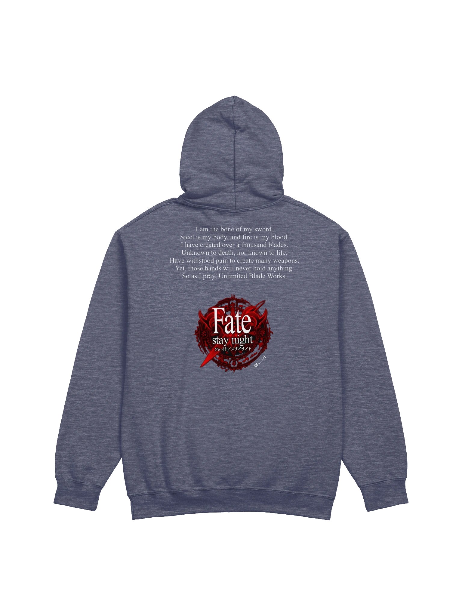 XBOYI x Fate/Stay Night | Unlimited Blade Works Classic Hoodie product image (21)