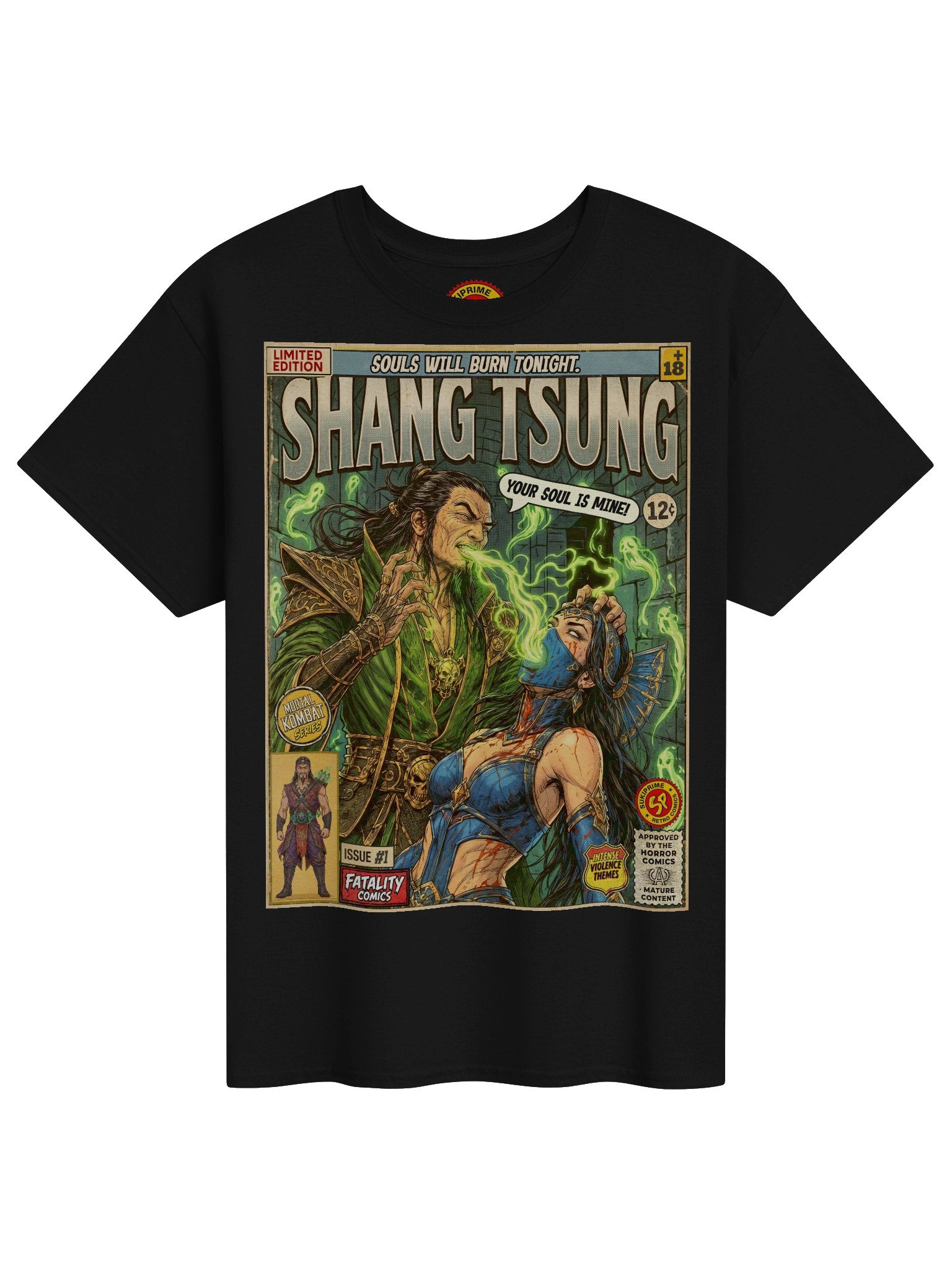 Mortal Kombat Shang Tsung Comic Art T-Shirt product image (1)