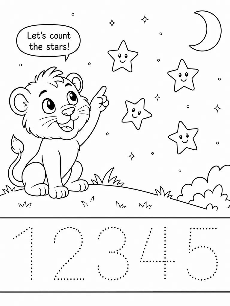 Leo the Little Lion Story & Coloring Book product image (3)