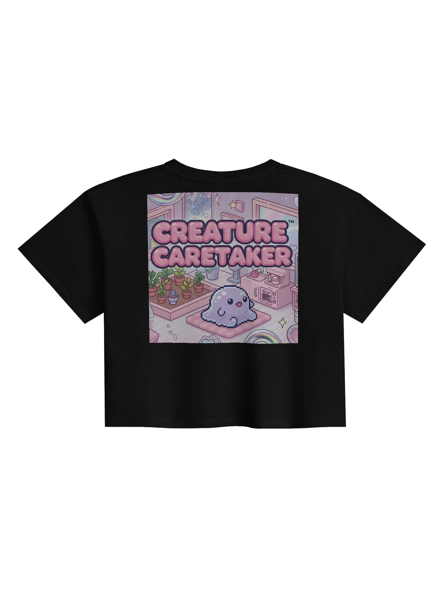 Pixel Creature Caretaker Crop Top product image (2)