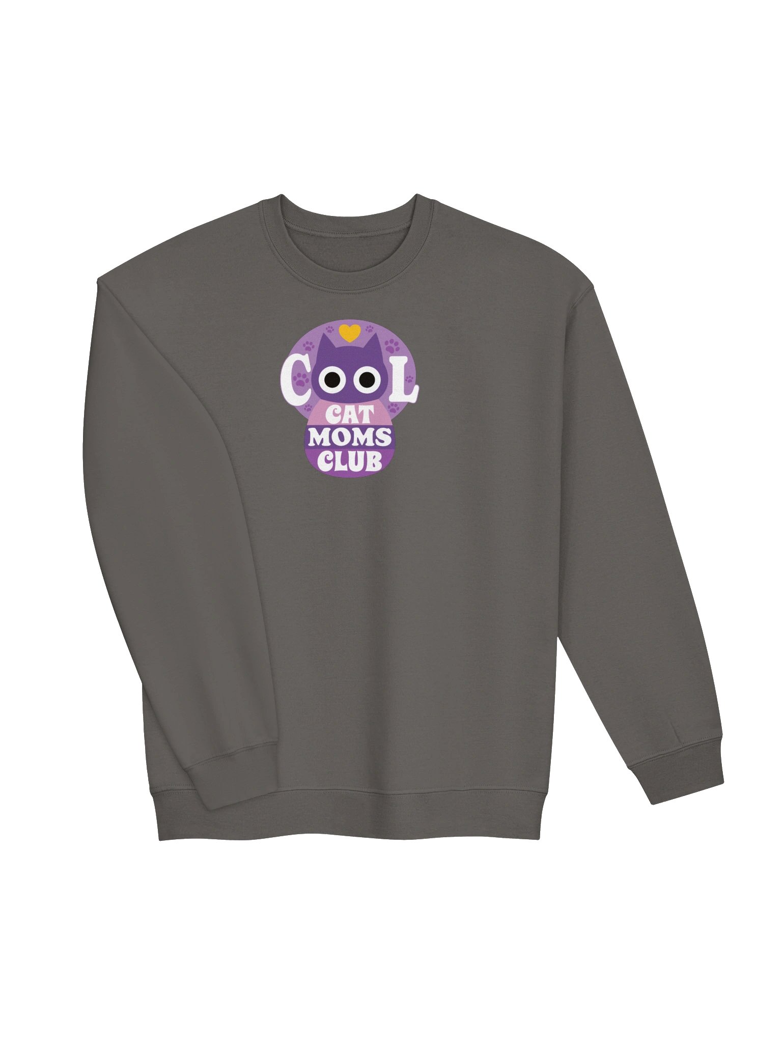 Cool Cat Moms Club 1 - Unisex Adult Sweatshirt product image (2)