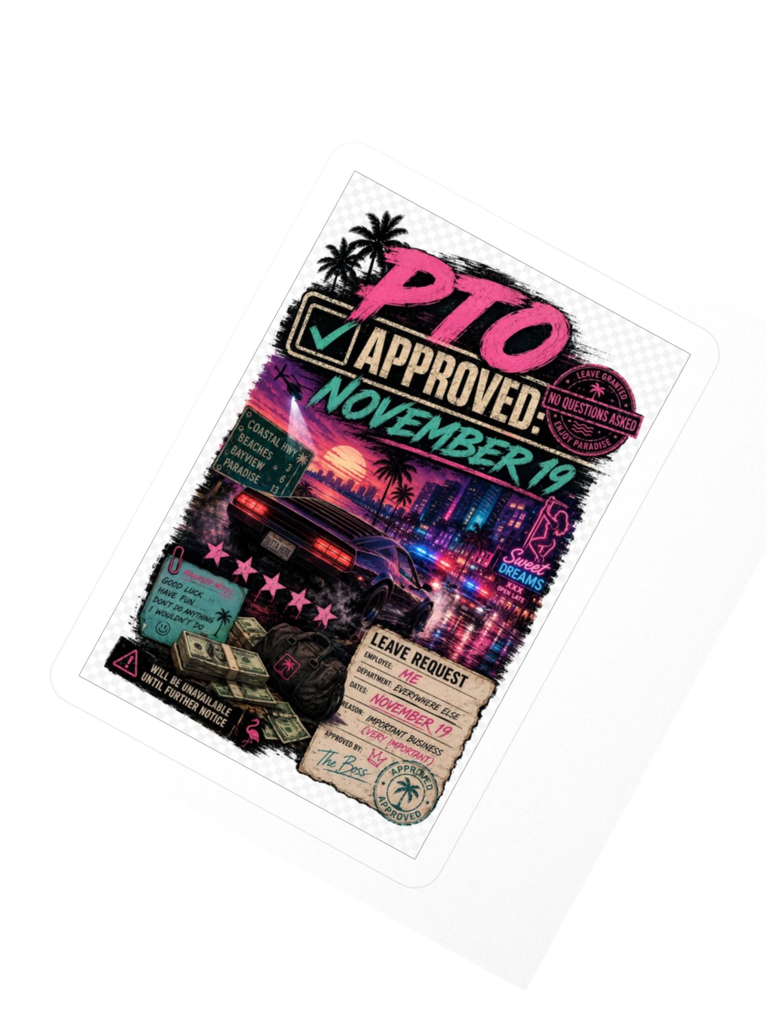 PTO Approved Sticker product image (2)