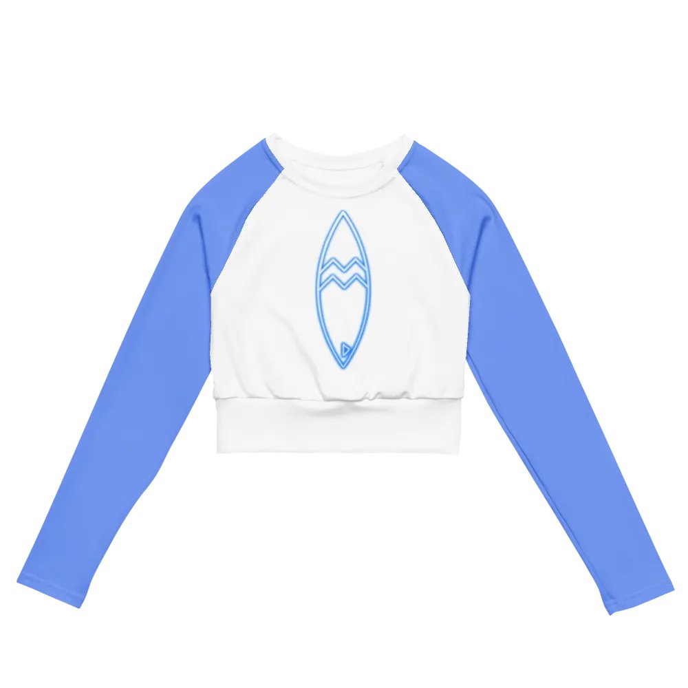 Neon Board Cropped Rash Guard product image (4)