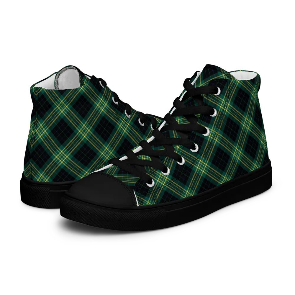Fitzpatrick Hunting Tartan Men's High Top Shoes product image (8)
