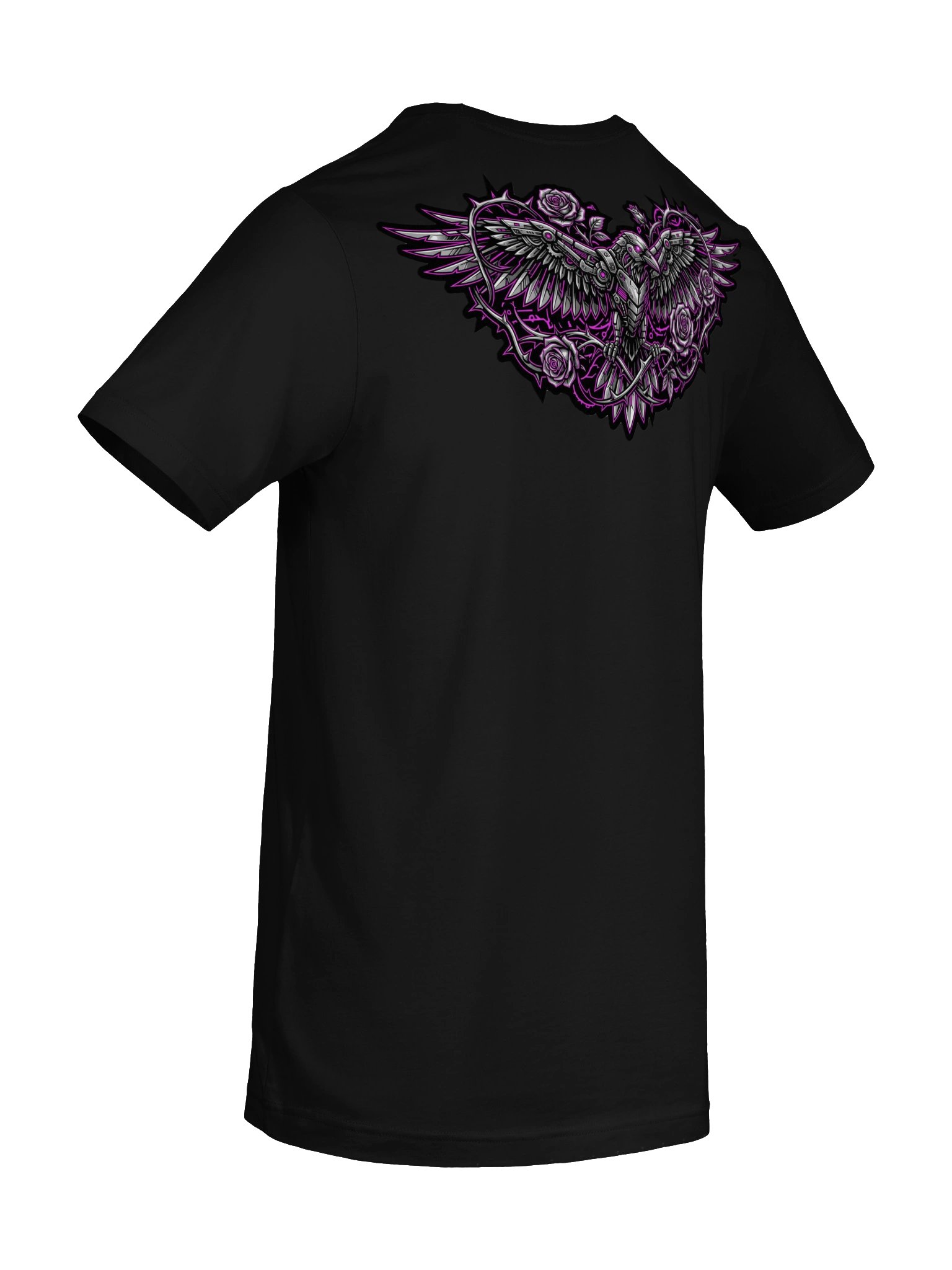 Neon Raven Roses Graphic Tee product image (8)