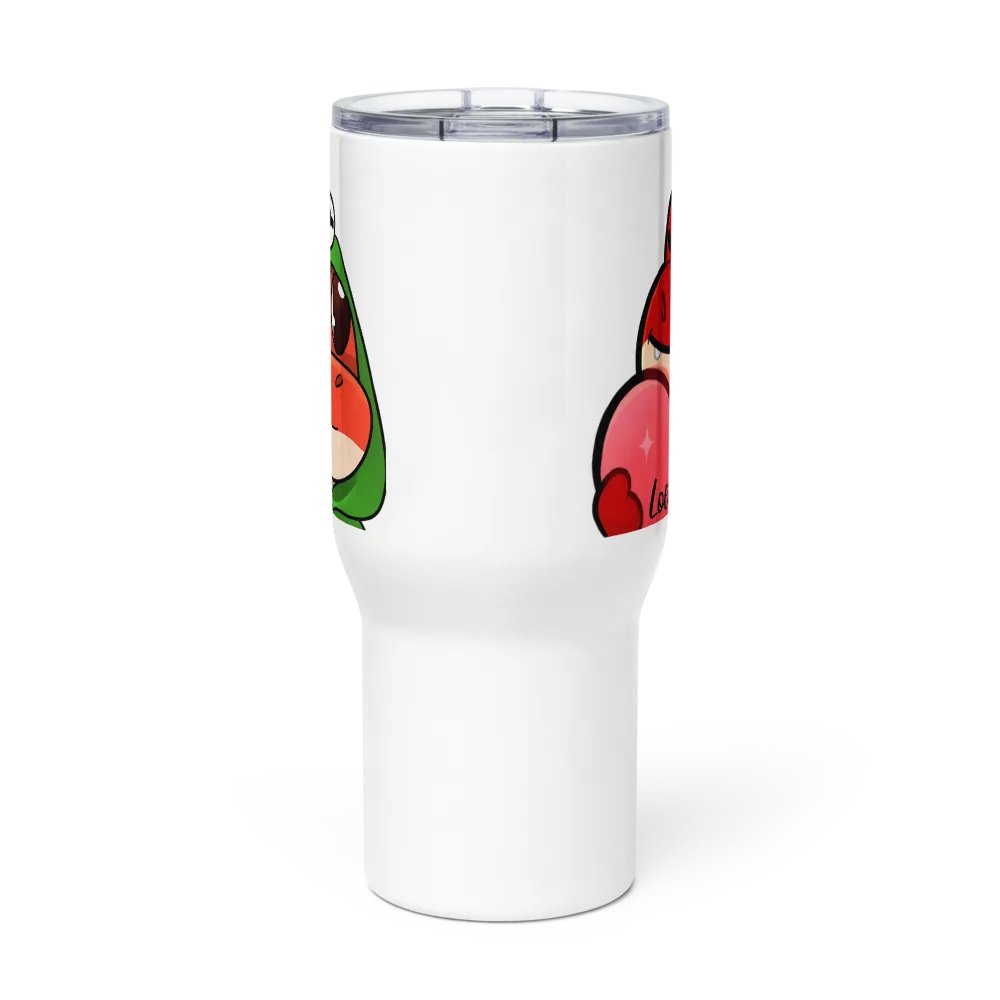 Lochy heart and Kermit Travel Mug with a Handle product image (3)