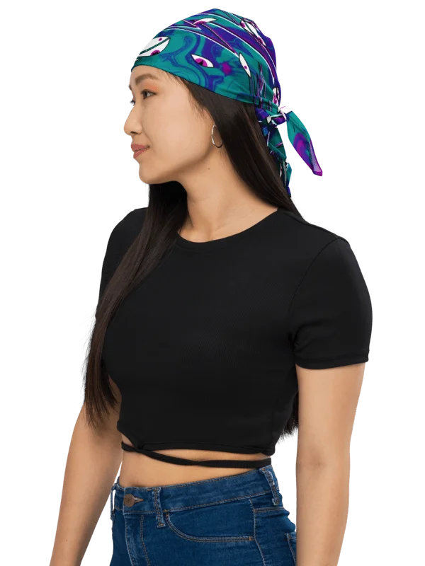 Eye and Lightning Magic (Overdose colours) Bandana product image (8)