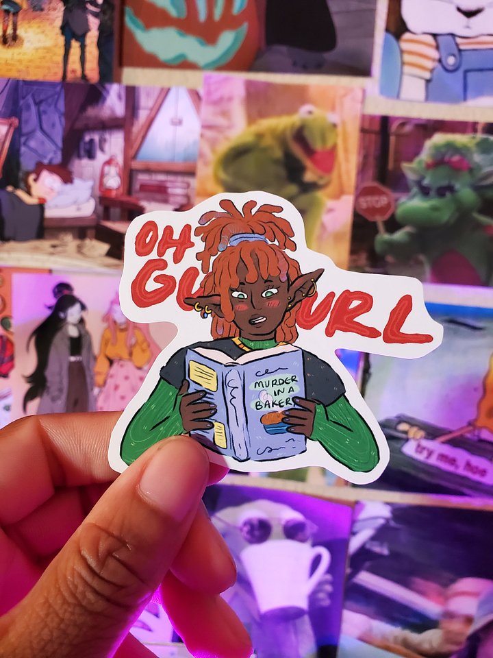 Oh GURL - Goblin Sticker product image (1)