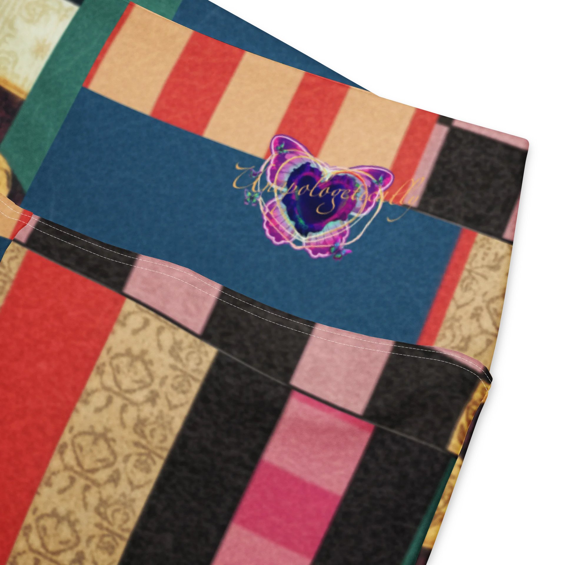 Abstract Geometry Flare Leggings product image (1)