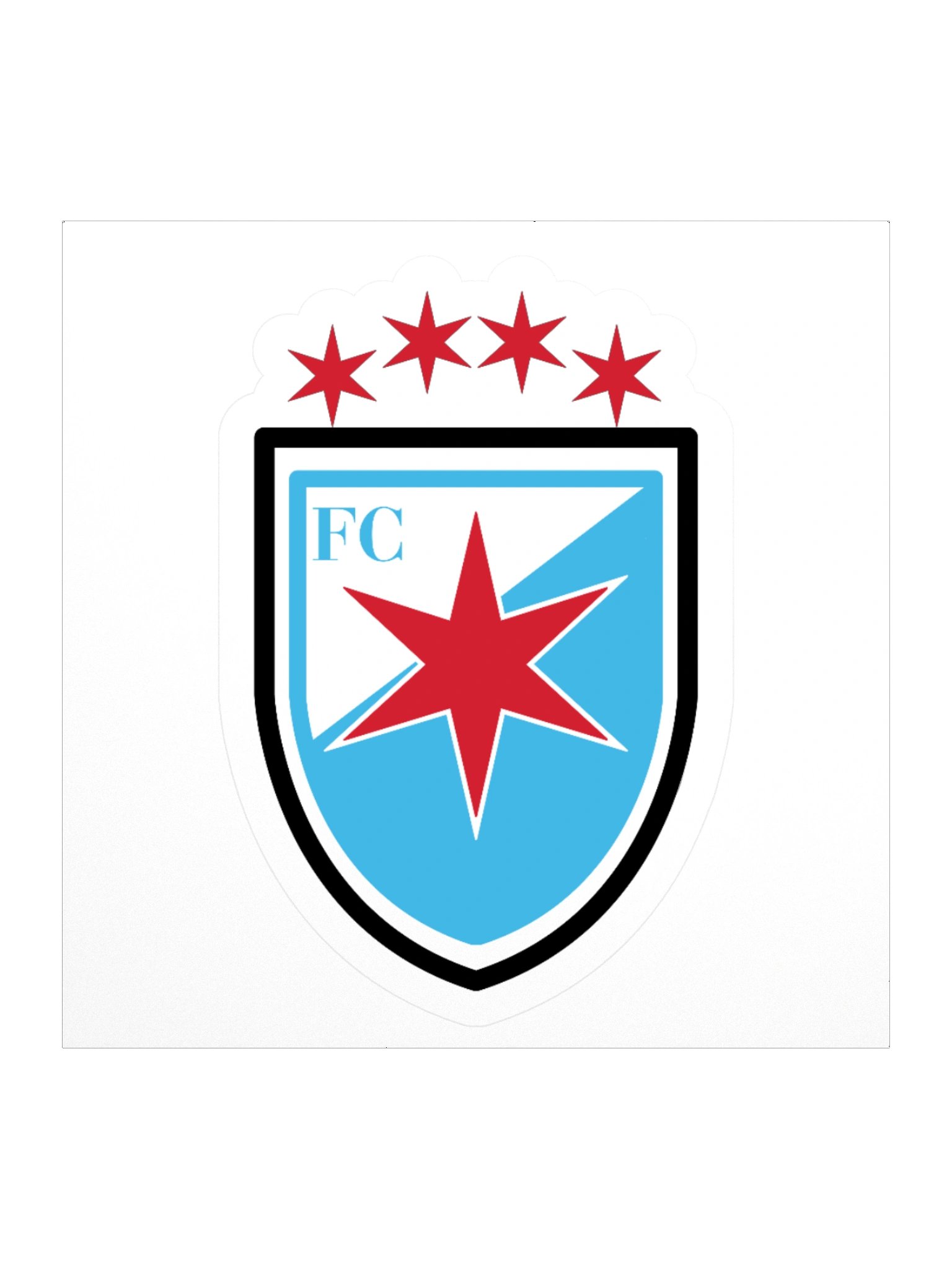 Red Stars Chiberia Crest sticker product image (1)