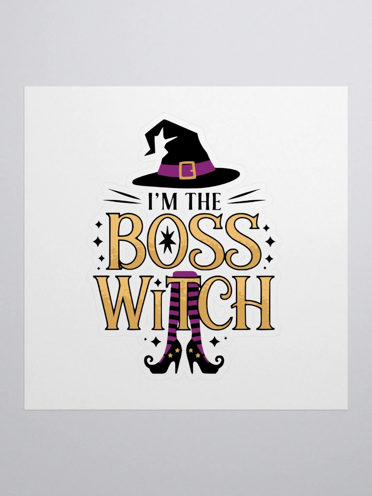 Boss Witch Sticker Set product image (1)