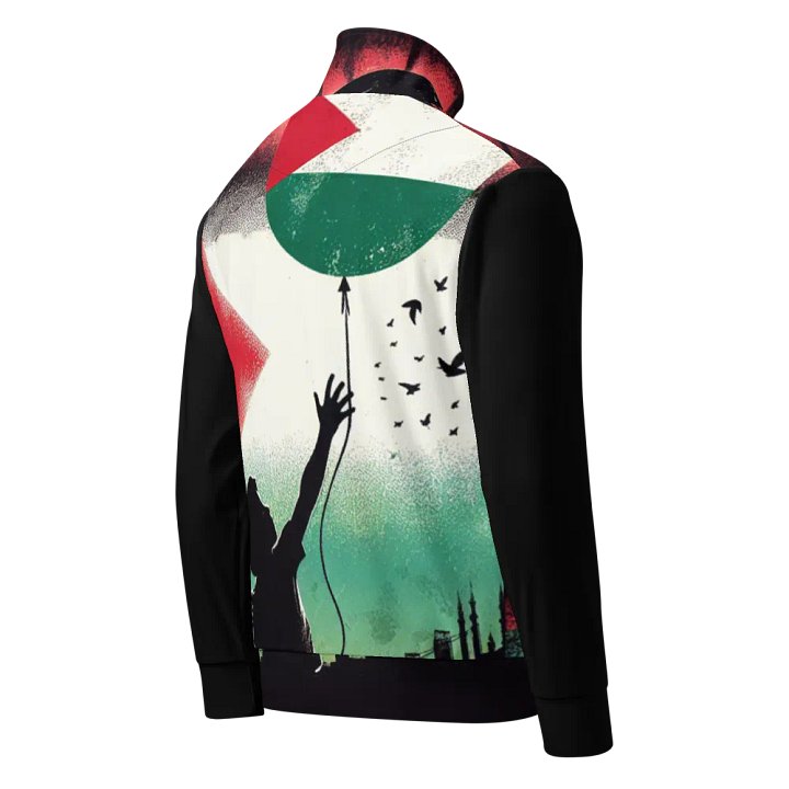 EcoSoft Unisex Track Jacket | Ai Design Free palestina product image (2)