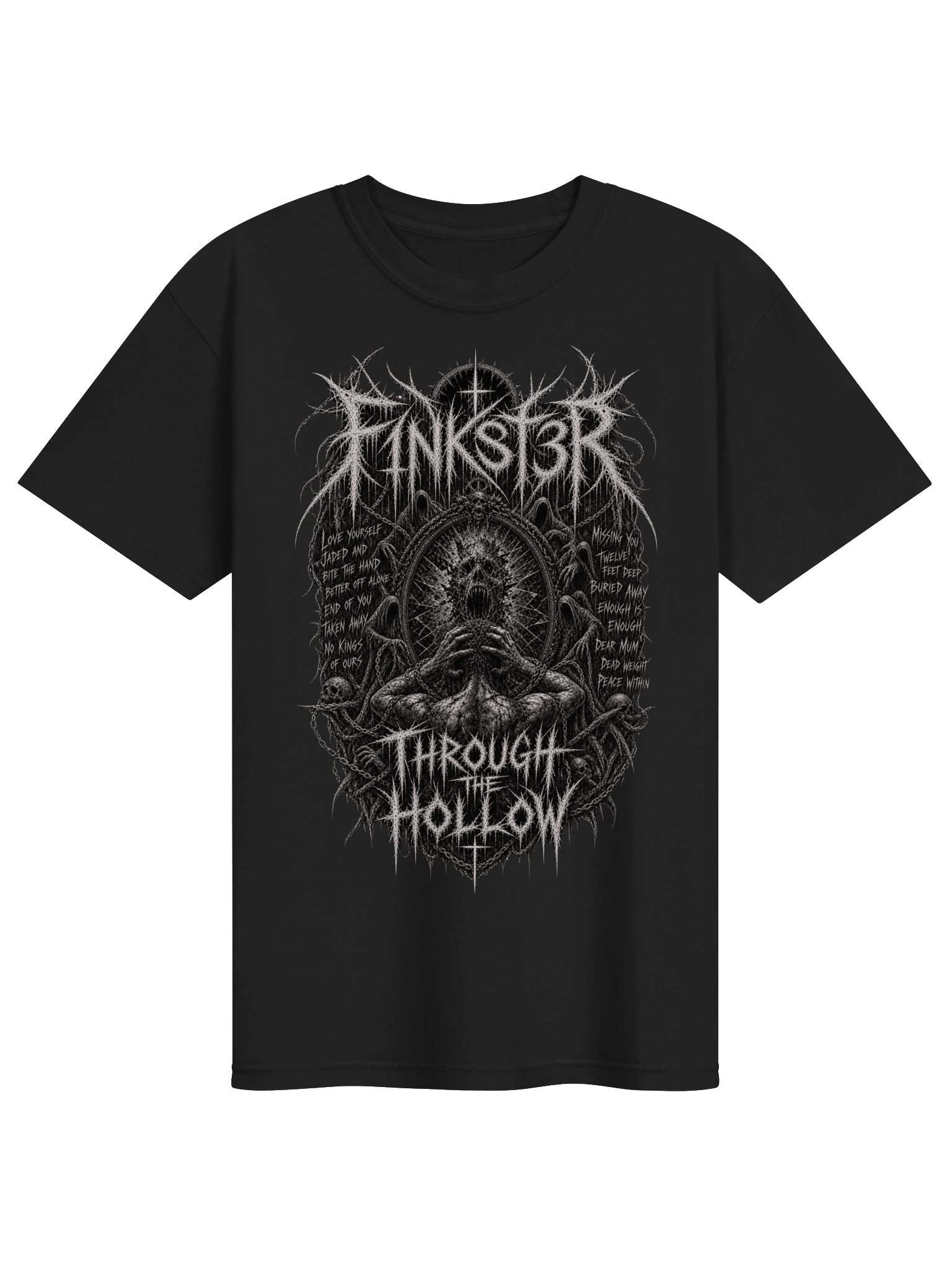 F1NKST3R Through The Hollow Metal Graphic Tee product image (1)