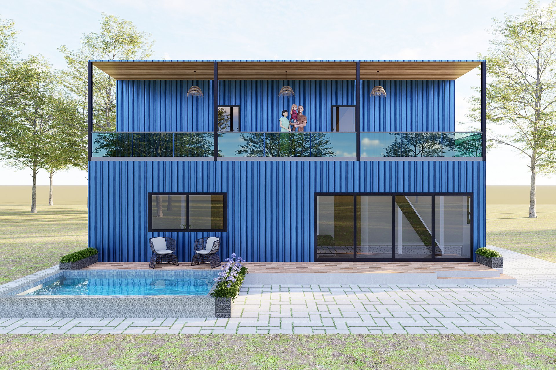 2-Storey 4BHK Container House product image (6)