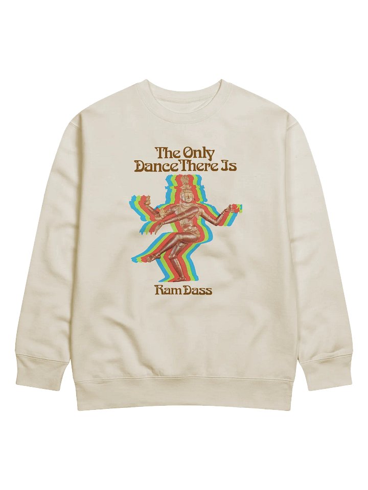Ram Dass 70's Book Cover Crewneck Sweater (Cotton Heritage) product image (1)