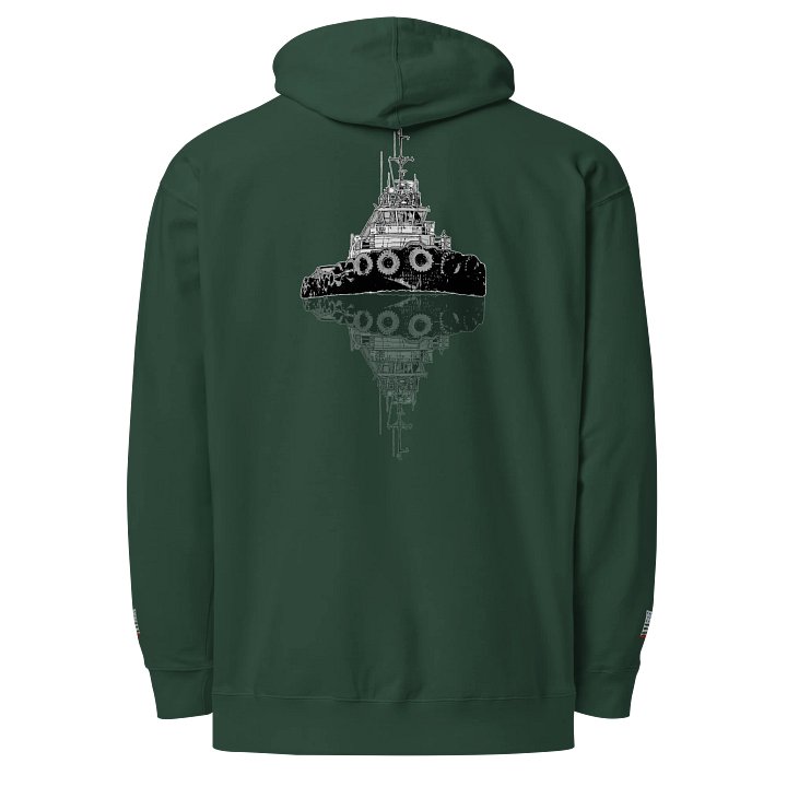 Tug Marshall Foss & Reflection – Maritime Heritage | Twin Anchor Apparel Wheelhouse Watch Line product image (1)