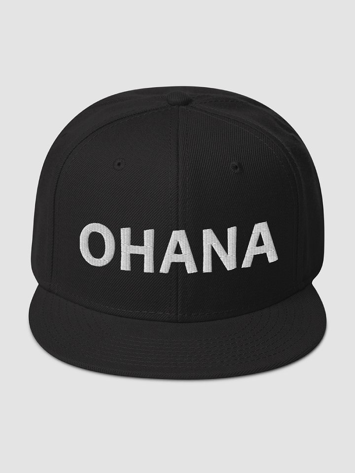Ohana Snapback Baseball Cap product image (2)