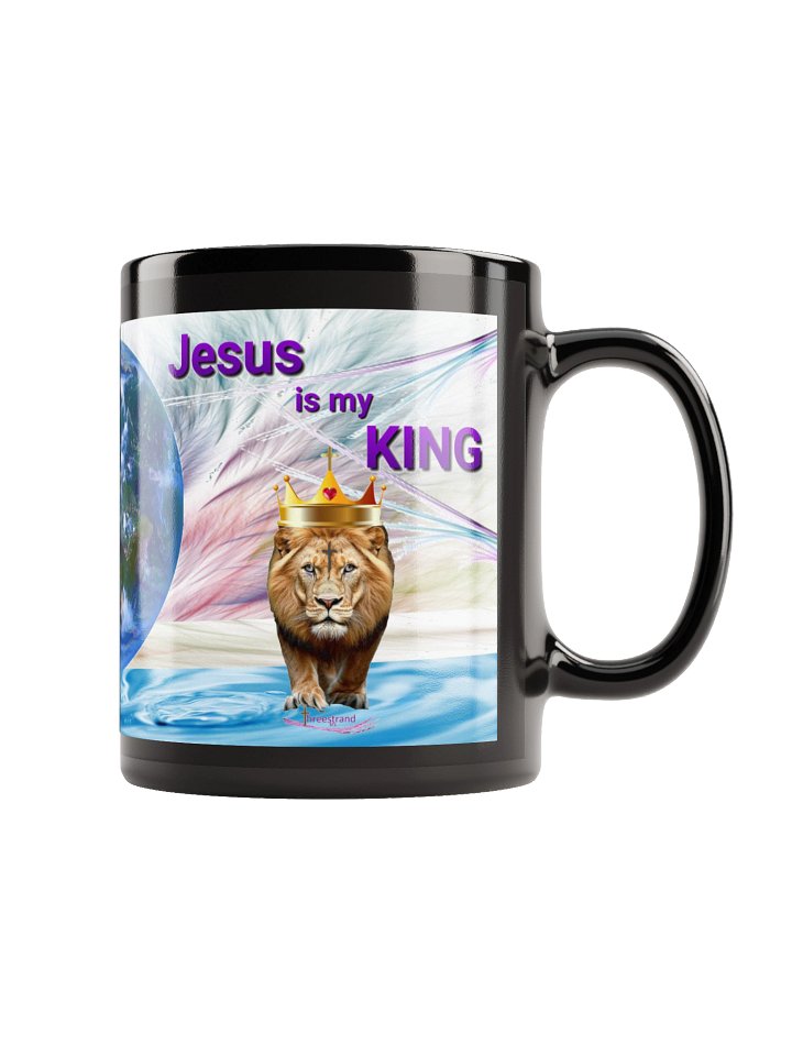 Jesus is my KING - Mug- Black product image (1)