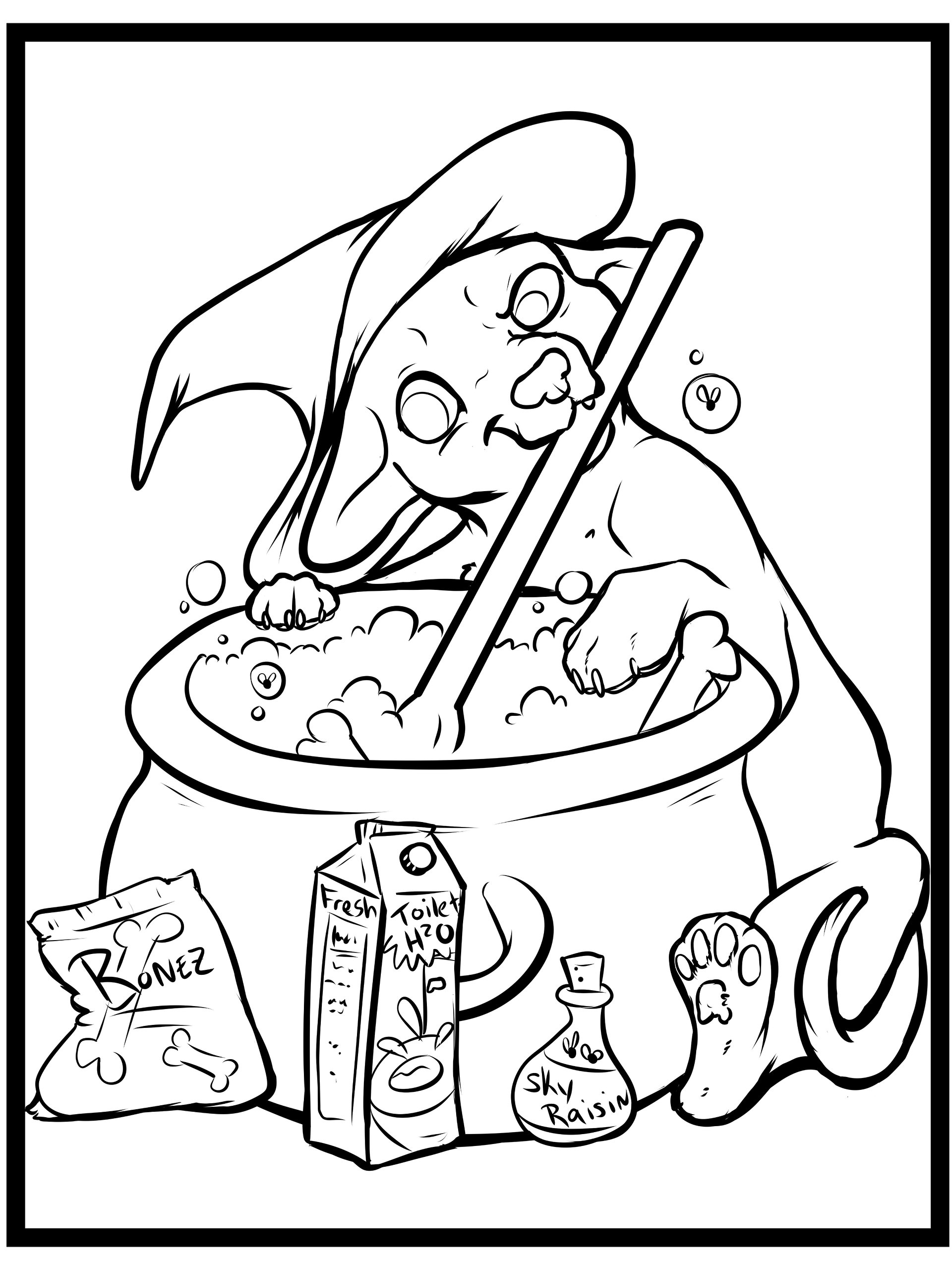 Color Your Pup - Halloween - Coloring Page product image (4)